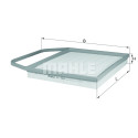 Filtre à air MAHLE ORIGINAL LX 1564