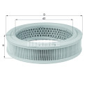 Filtre à air MAHLE ORIGINAL LX 157