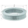 Filtre à air MAHLE ORIGINAL LX 157
