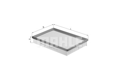 Filtre à air MAHLE ORIGINAL LX 1572