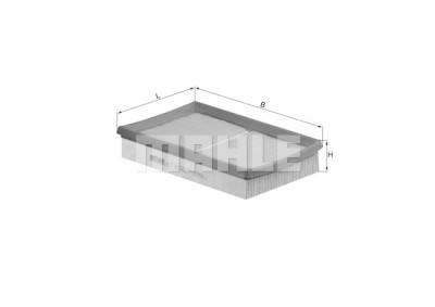 Filtre à air MAHLE ORIGINAL LX 1575