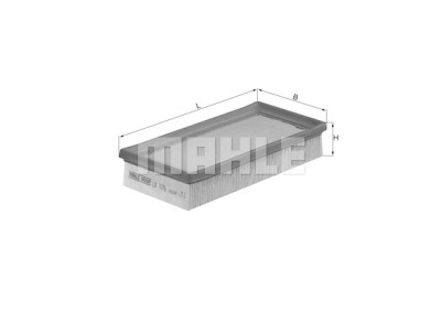 Filtre à air MAHLE ORIGINAL LX 1576
