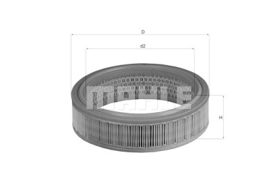 Filtre à air MAHLE ORIGINAL LX 158