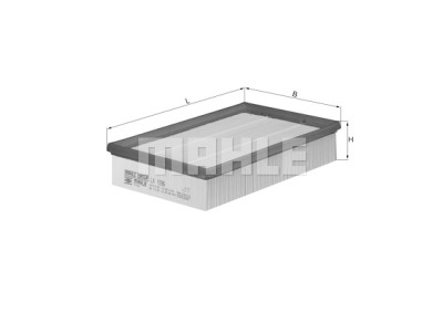 Filtre à air MAHLE ORIGINAL LX 1596