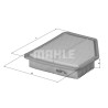 Filtre à air MAHLE ORIGINAL LX 1613