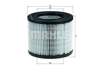 Filtre à air MAHLE ORIGINAL LX 162