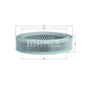Filtre à air MAHLE ORIGINAL LX 166