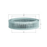 Filtre à air MAHLE ORIGINAL LX 166