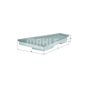 Filtre à air MAHLE ORIGINAL LX 1663