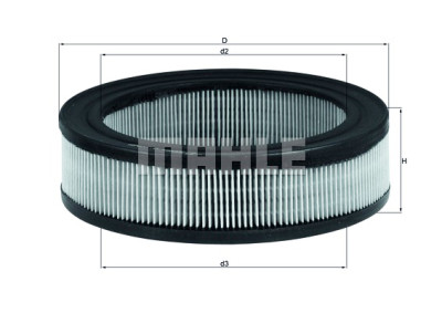 Filtre à air MAHLE ORIGINAL LX 167