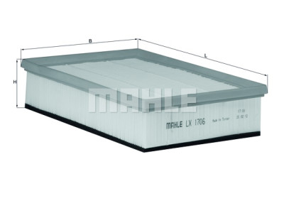 Filtre à air MAHLE ORIGINAL LX 1706