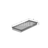 Filtre à air MAHLE ORIGINAL LX 178