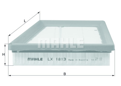 Filtre à air MAHLE ORIGINAL LX 1813