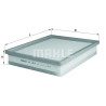 Filtre à air MAHLE ORIGINAL LX 1817