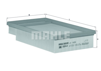 Filtre à air MAHLE ORIGINAL LX 1820
