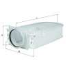 Filtre à air MAHLE ORIGINAL LX 1833