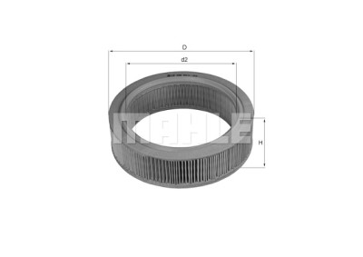 Filtre à air MAHLE ORIGINAL LX 184