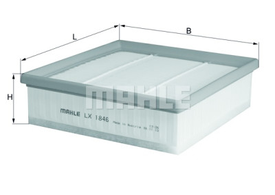 Filtre à air MAHLE ORIGINAL LX 1846