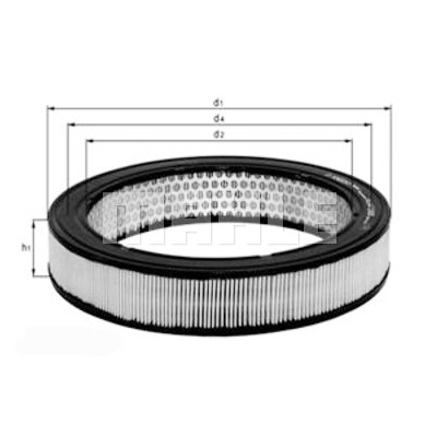 Filtre à air MAHLE ORIGINAL LX 189