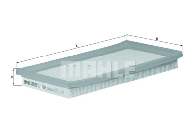 Filtre à air MAHLE ORIGINAL LX 1896