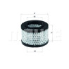 Filtre à air MAHLE ORIGINAL LX 191