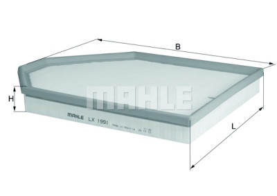 Filtre à air MAHLE ORIGINAL LX 1991