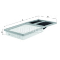 Filtre à air MAHLE ORIGINAL LX 2010