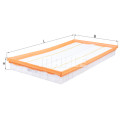 Filtre à air MAHLE ORIGINAL LX 2037