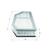 Filtre à air MAHLE ORIGINAL LX 2067