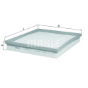 Filtre à air MAHLE ORIGINAL LX 2076/1