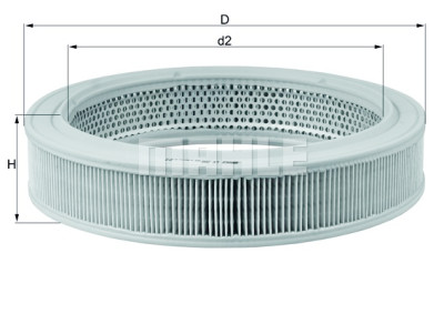 Filtre à air MAHLE ORIGINAL LX 208