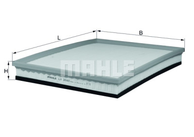 Filtre à air MAHLE ORIGINAL LX 2080