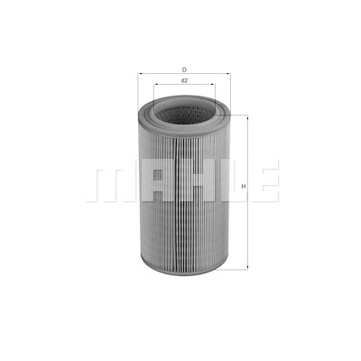 Filtre à air MAHLE ORIGINAL LX 2088