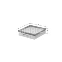 Filtre à air MAHLE ORIGINAL LX 220
