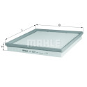 Filtre à air MAHLE ORIGINAL LX 2525