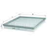 Filtre à air MAHLE ORIGINAL LX 2525