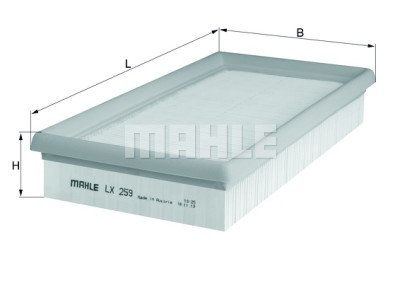 Filtre à air MAHLE ORIGINAL LX 259