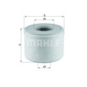 Filtre à air MAHLE ORIGINAL LX 2607/2