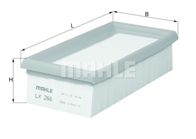 Filtre à air MAHLE ORIGINAL LX 266