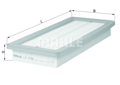 Filtre à air MAHLE ORIGINAL LX 2738