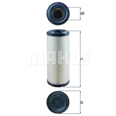 Filtre à air MAHLE ORIGINAL LX 2958