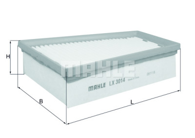 Filtre à air MAHLE ORIGINAL LX 3014