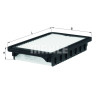 Filtre à air MAHLE ORIGINAL LX 3271