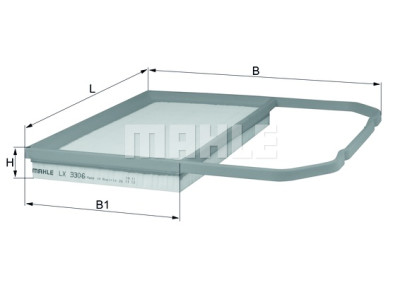 Filtre à air MAHLE ORIGINAL LX 3306