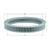 Filtre à air MAHLE ORIGINAL LX 332