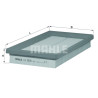Filtre à air MAHLE ORIGINAL LX 3535
