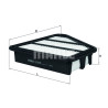 Filtre à air MAHLE ORIGINAL LX 3778