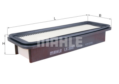 Filtre à air MAHLE ORIGINAL LX 3887