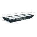 Filtre à air MAHLE ORIGINAL LX 4053