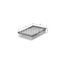 Filtre à air MAHLE ORIGINAL LX 417